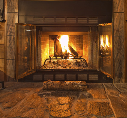 fireplaces door residential