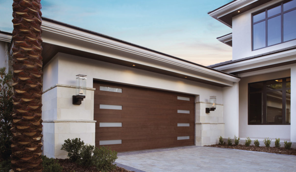 modern steel garage doors