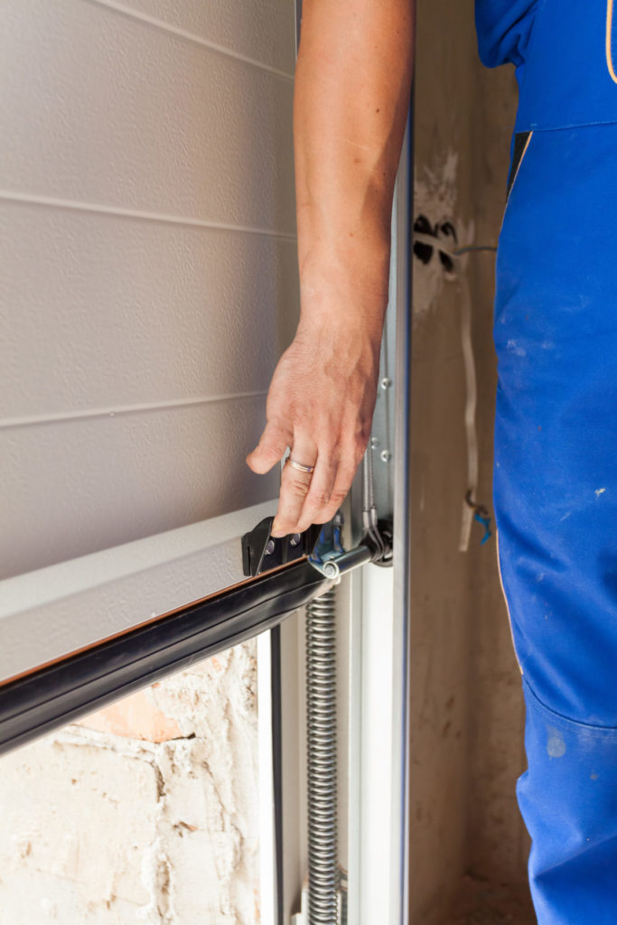 Garage door weatherstripping